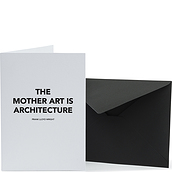 Architects Quotes The Mother Art Card with envelope