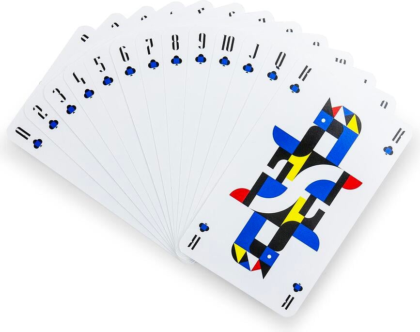 Bauhaus Playing cards - Cinqpoints CARDBAU | FormAdore