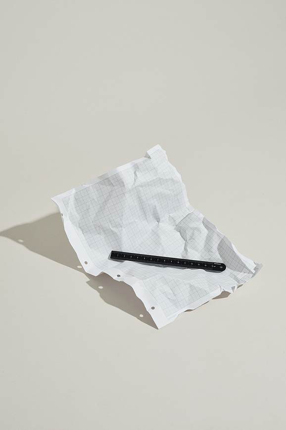 Cinqpoints Χάρακας, 15 cm, αλουμινένιος