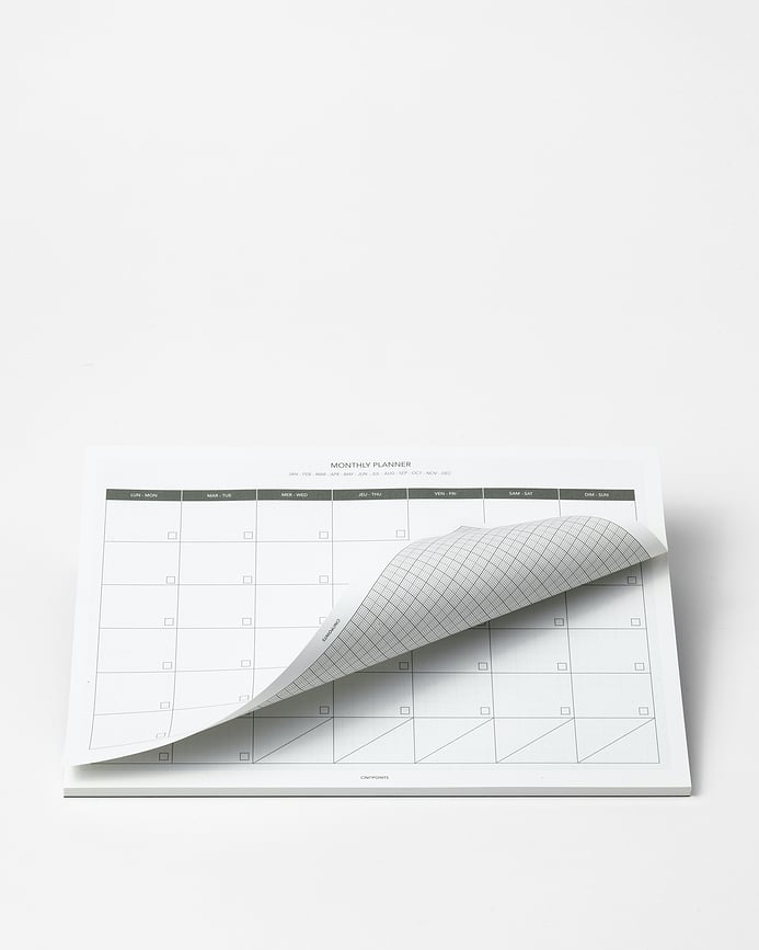 Cinqpoints Planer mjesečni A4