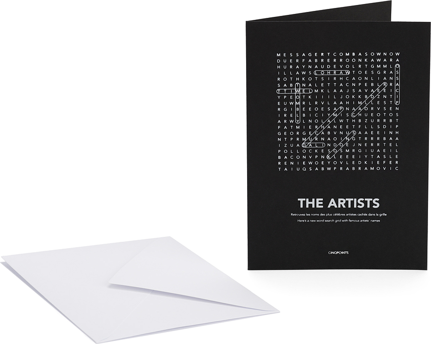 Find Me Artists Carte avec enveloppe
