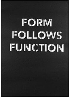 Form Follows Function Pilt