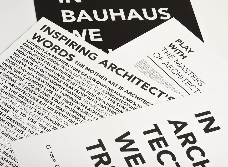 In Bauhaus We Trust Αφίσα