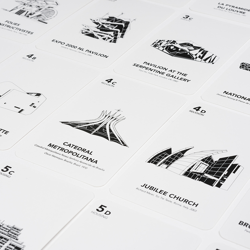 Juego de Cartas Iconic Architecture
