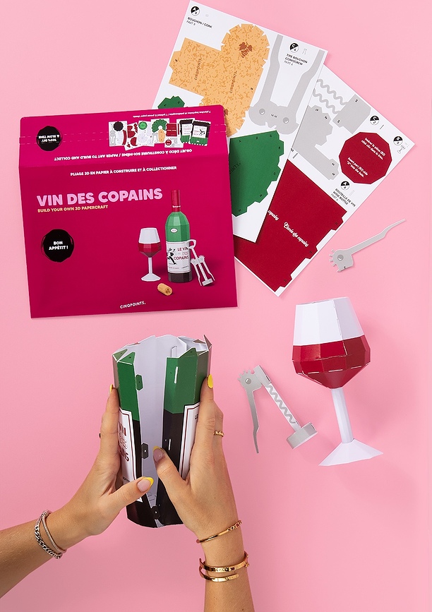 Kit de Manualidades de papel Paperfood, modelo Café Au Lait