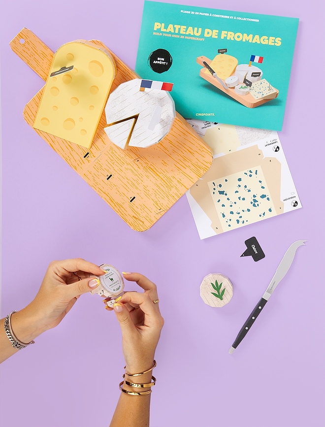 Kit de Manualidades de papel Paperfood, modelo Café Au Lait