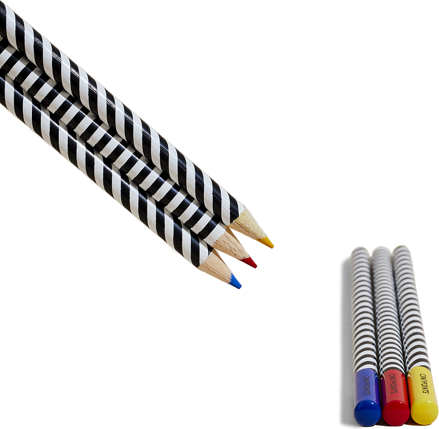 Lápices de Colores Archistripe Color, 3 unidades