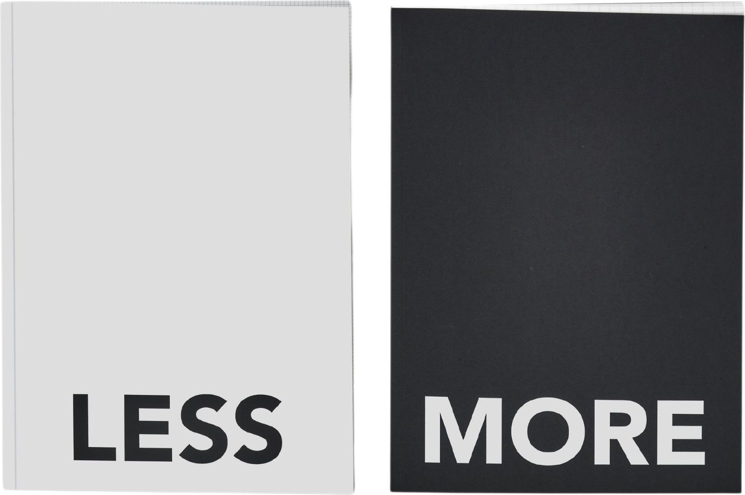 Less + More Skizzenblöcke kariert 2 St.
