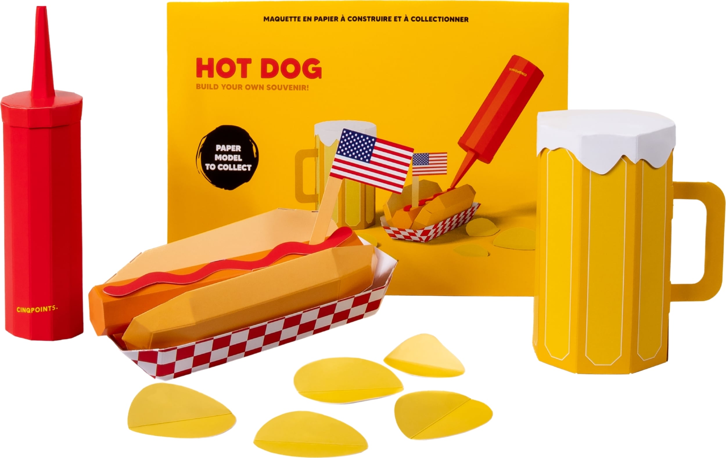 Paperfood Bastelset Hot Dogs, aus Papier