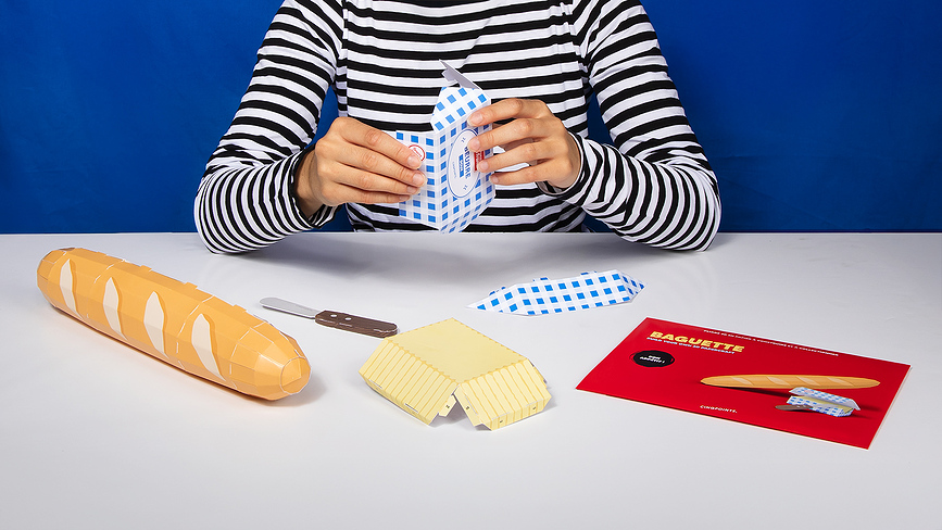 Paperfood Cafe Au Lait Set za sestavljanje iz papirja