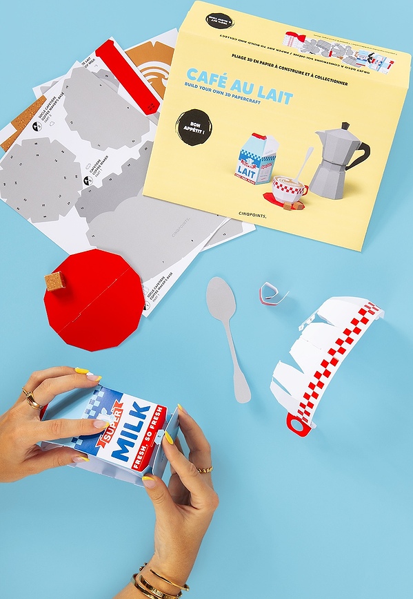 Paperfood Set za izradu od papira Cafe Au Lait