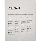 Plakatas Pritzker Prize
