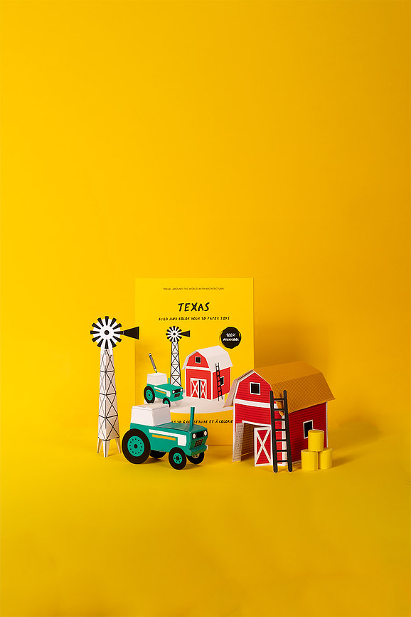 Kawaii Shop Papirnati Model Set za slaganje i bojanje