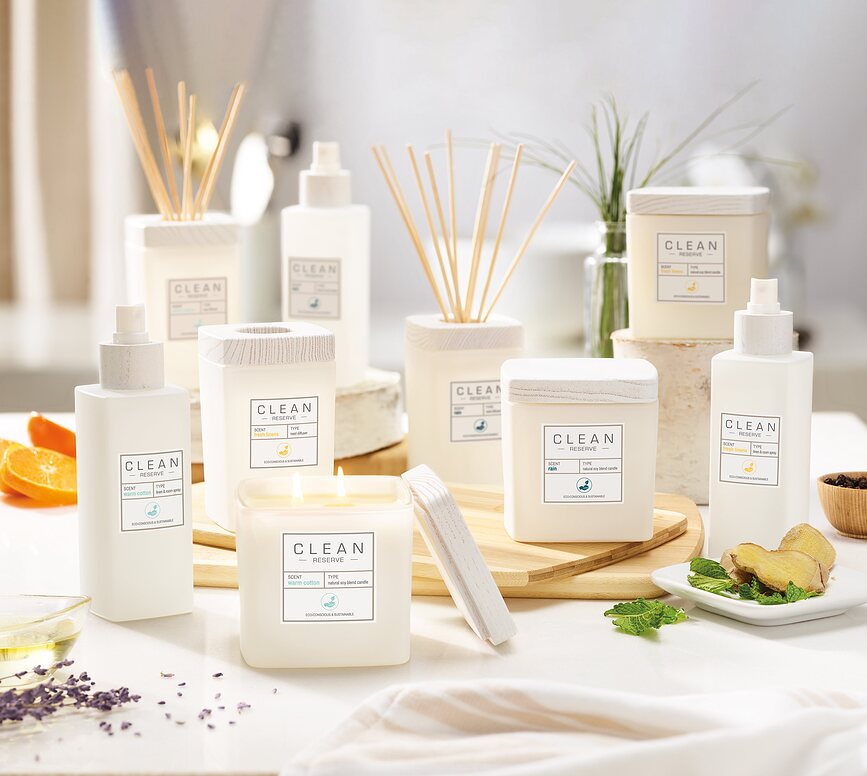 Ambientador en spray Clean Space, lino fresco