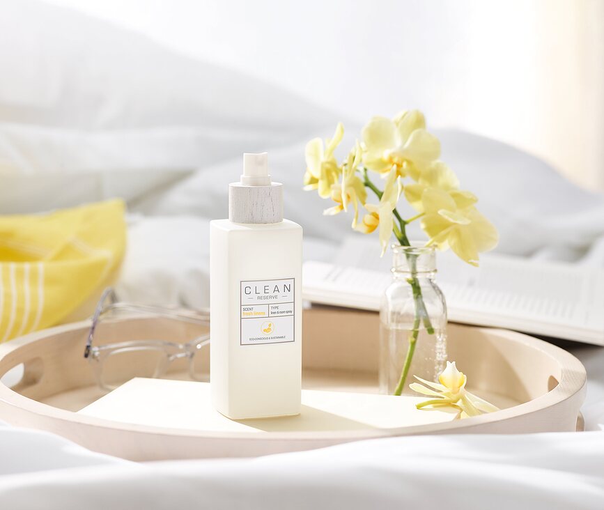 Ambientador en spray Clean Space, lino fresco