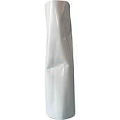 Ćmielów Bent vase high white