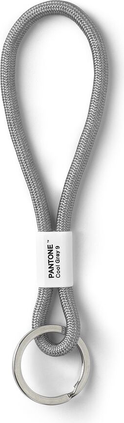 Cordón para llaves Pantone, corto, gris