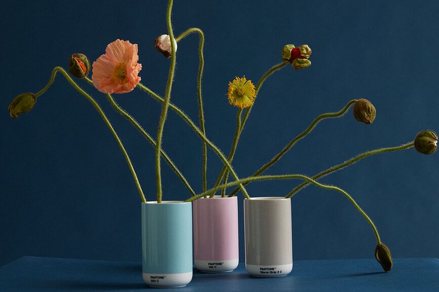 Jarrón Pantone, 14 cm, azul claro