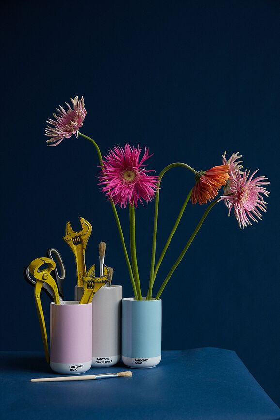 Jarrón Pantone, 14 cm, azul claro