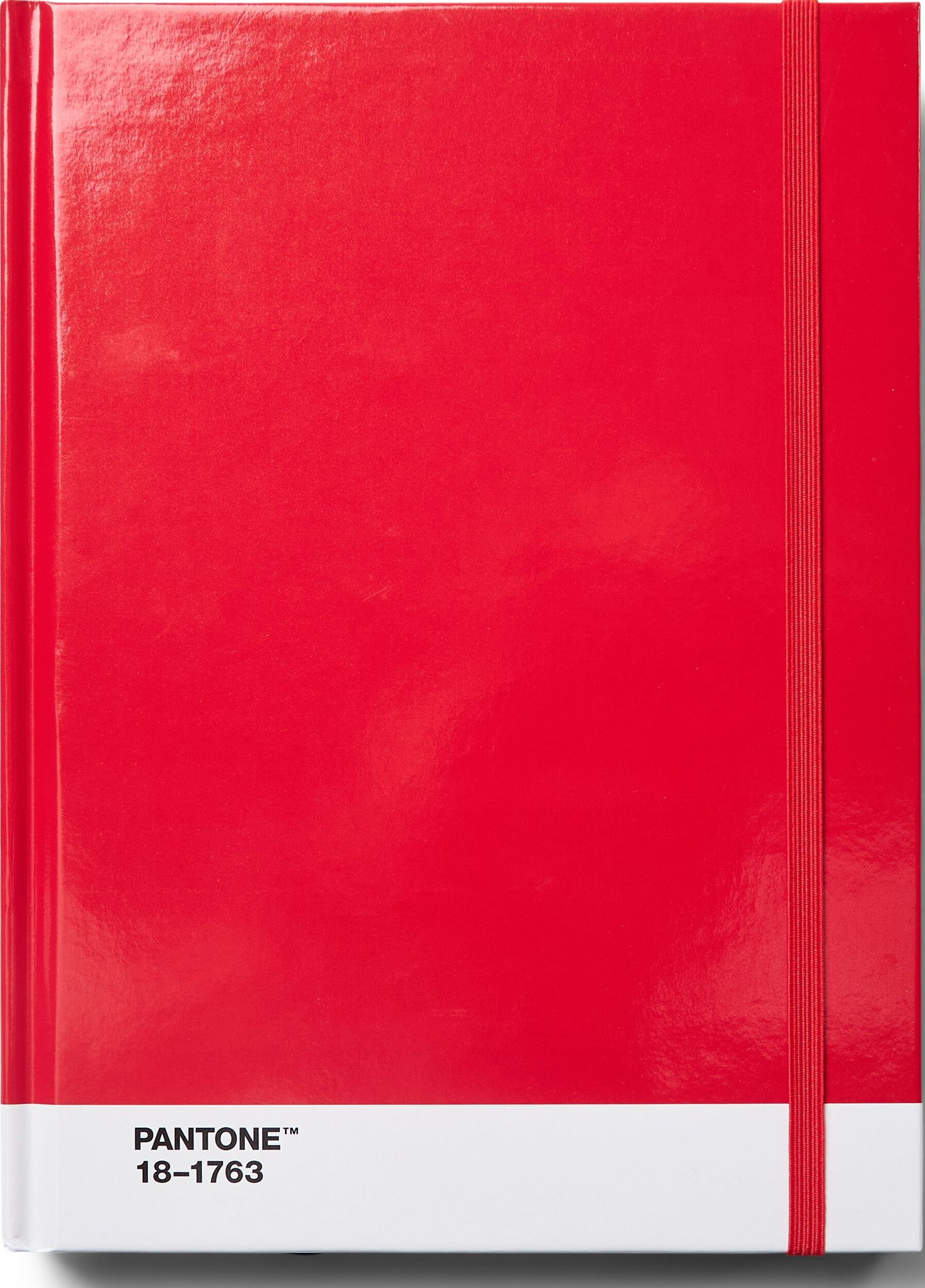 Pantone Blanko Notizbuch L rot