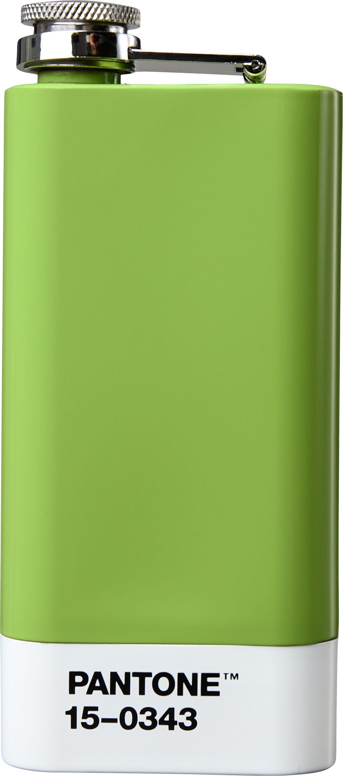 Pantone Flachmann Grasgrün