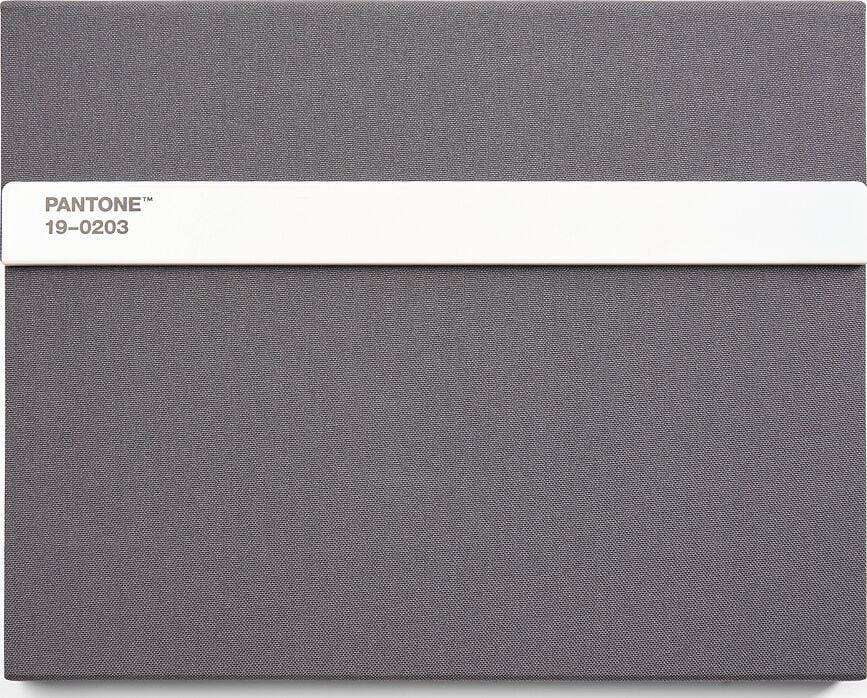 Pantone L Skicirka s svinčnikom, 160 strani, siva, gladka, 100 g/m²