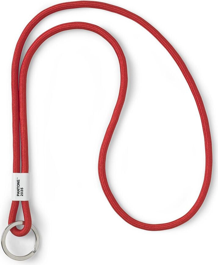 Pantone Lanière Porte-clés, rouge