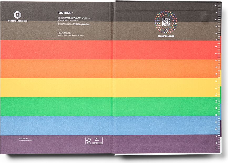 Pantone L Notes, pikčast, mavričen