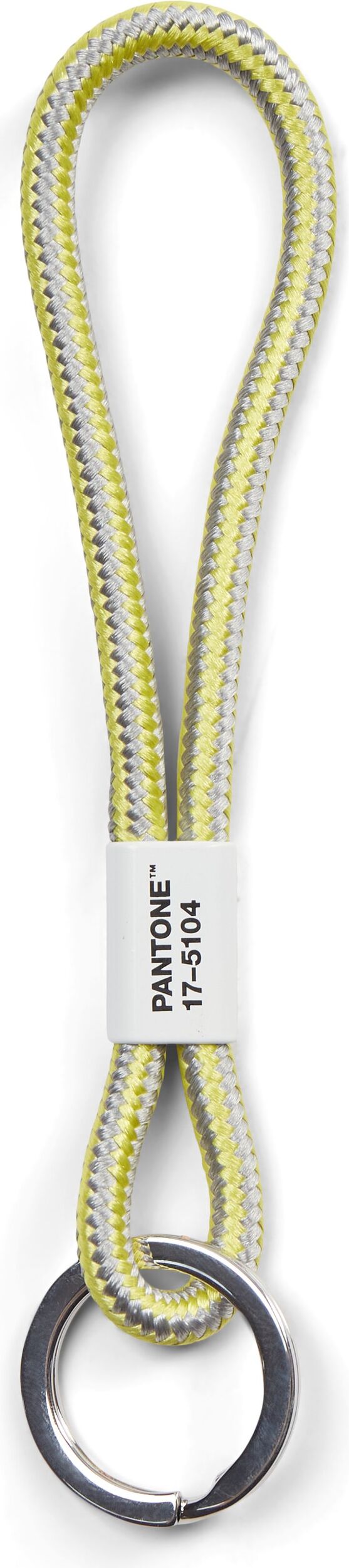Pantone Schlüsselband kurz grau-gelb