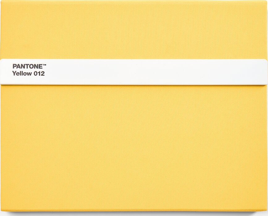 Pantone Σημειωματάριο με μολύβι, L, 160 σελίδες, κίτρινο, ριγέ, 100 g/m²