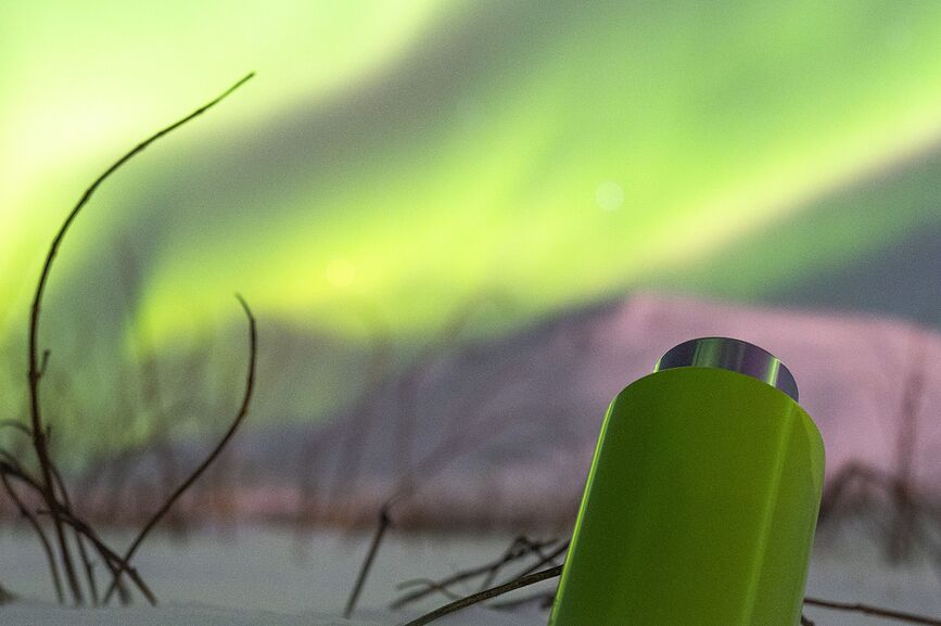 Pantone Termo steklenica, 530 ml, rdeča