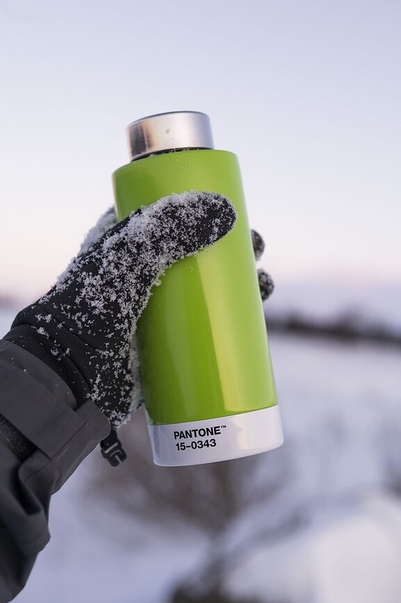 Pantone Termo steklenica, 530 ml, rdeča