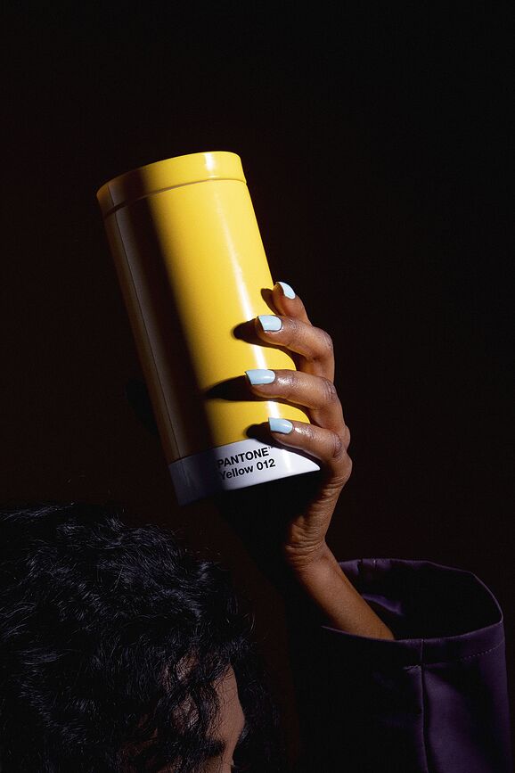 Pantone Κούπα ταξιδιού, 430 ml, μαύρη
