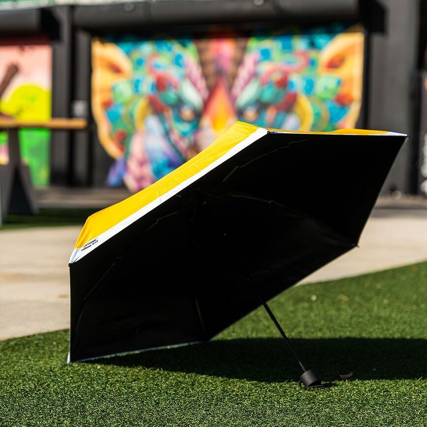 Pantone Travel Parapluie avec étui, jaune