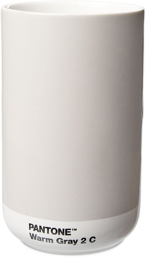 Pantone Vase, 14 cm, gris chaud