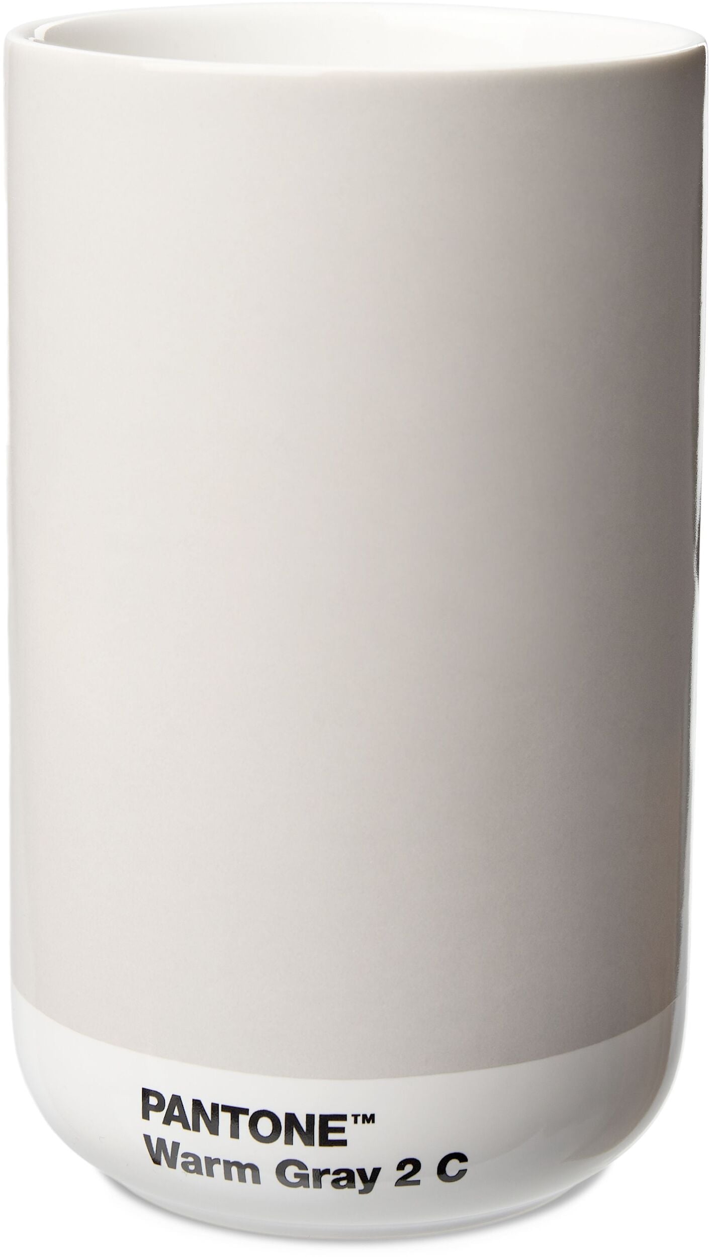 Pantone Vase 14 cm warmes Grau