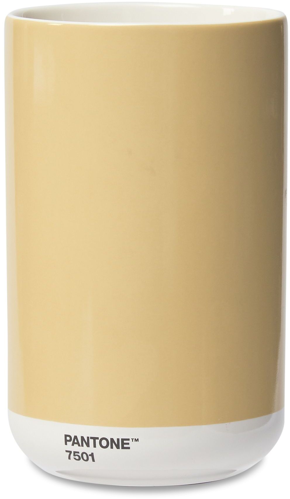 Porzellanvasen Pantone Vase 17 Cm Cremefarbig