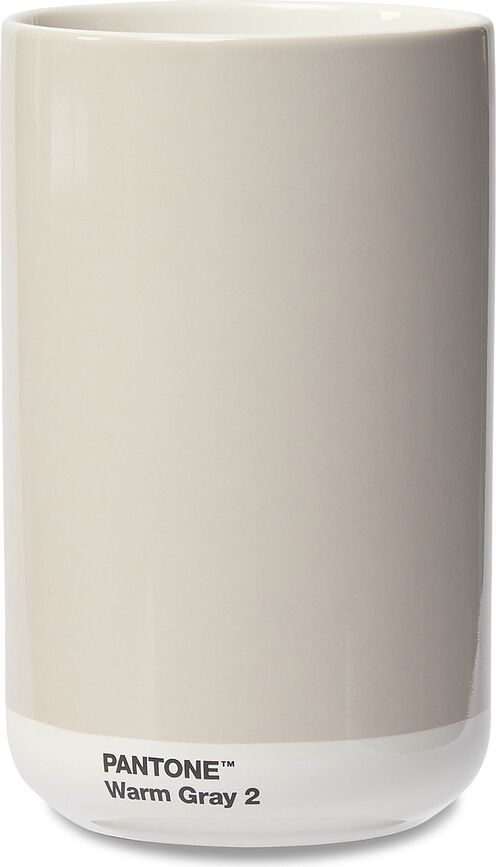 Pantone Vase 17 cm, gris chaud