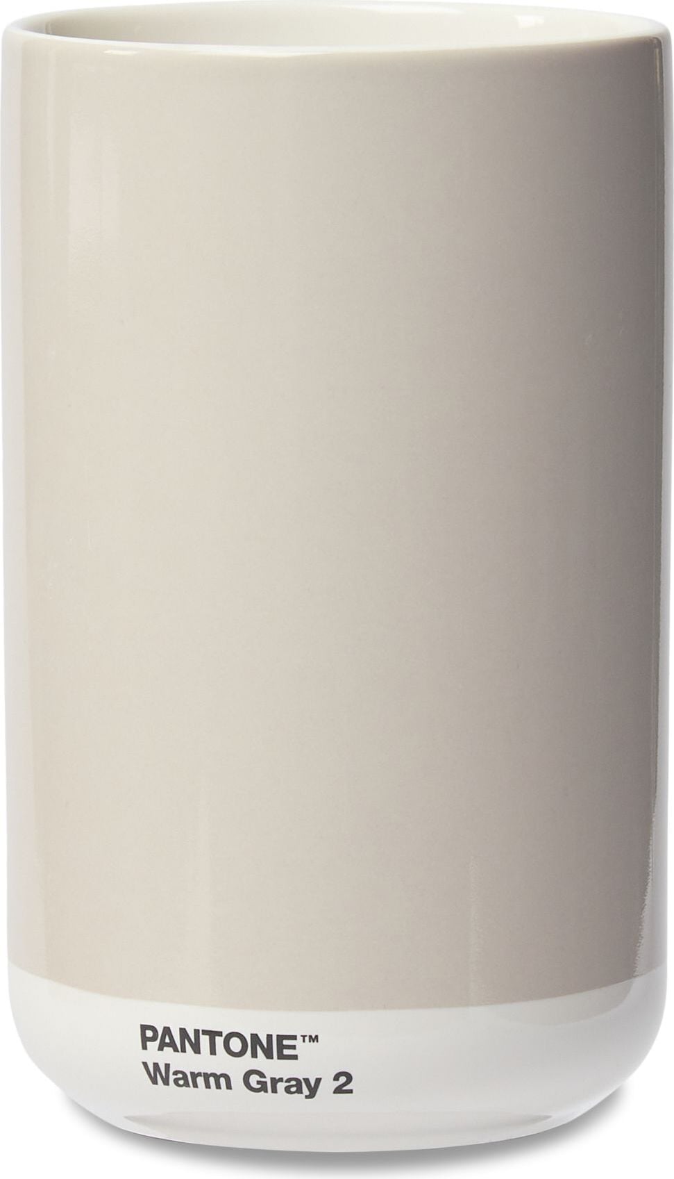Pantone Vase 17 cm warmes Grau