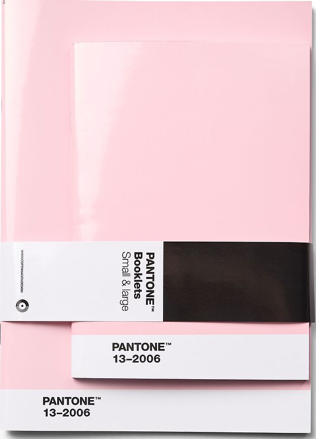 Pantone Zvezki s pikami, svetlo roza, 2 kosa
