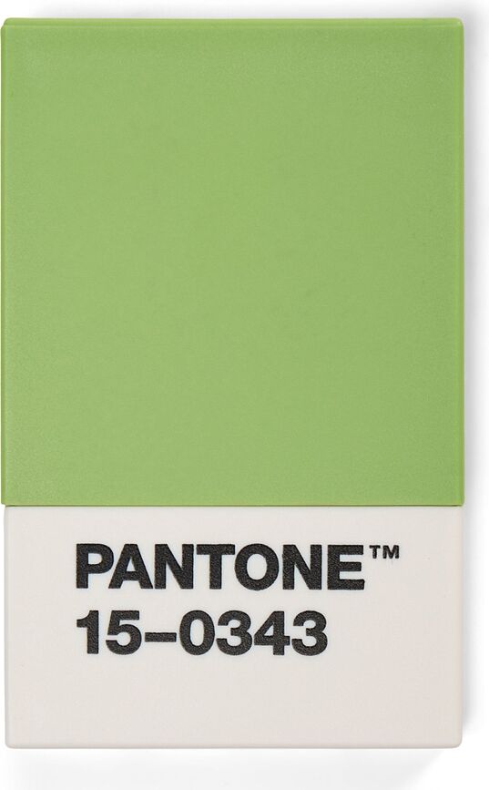 Tarjetero Pantone, verde césped