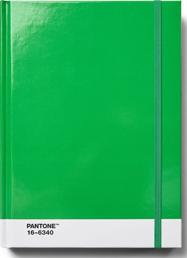 Тетрадка на точки Pantone буква L зелена