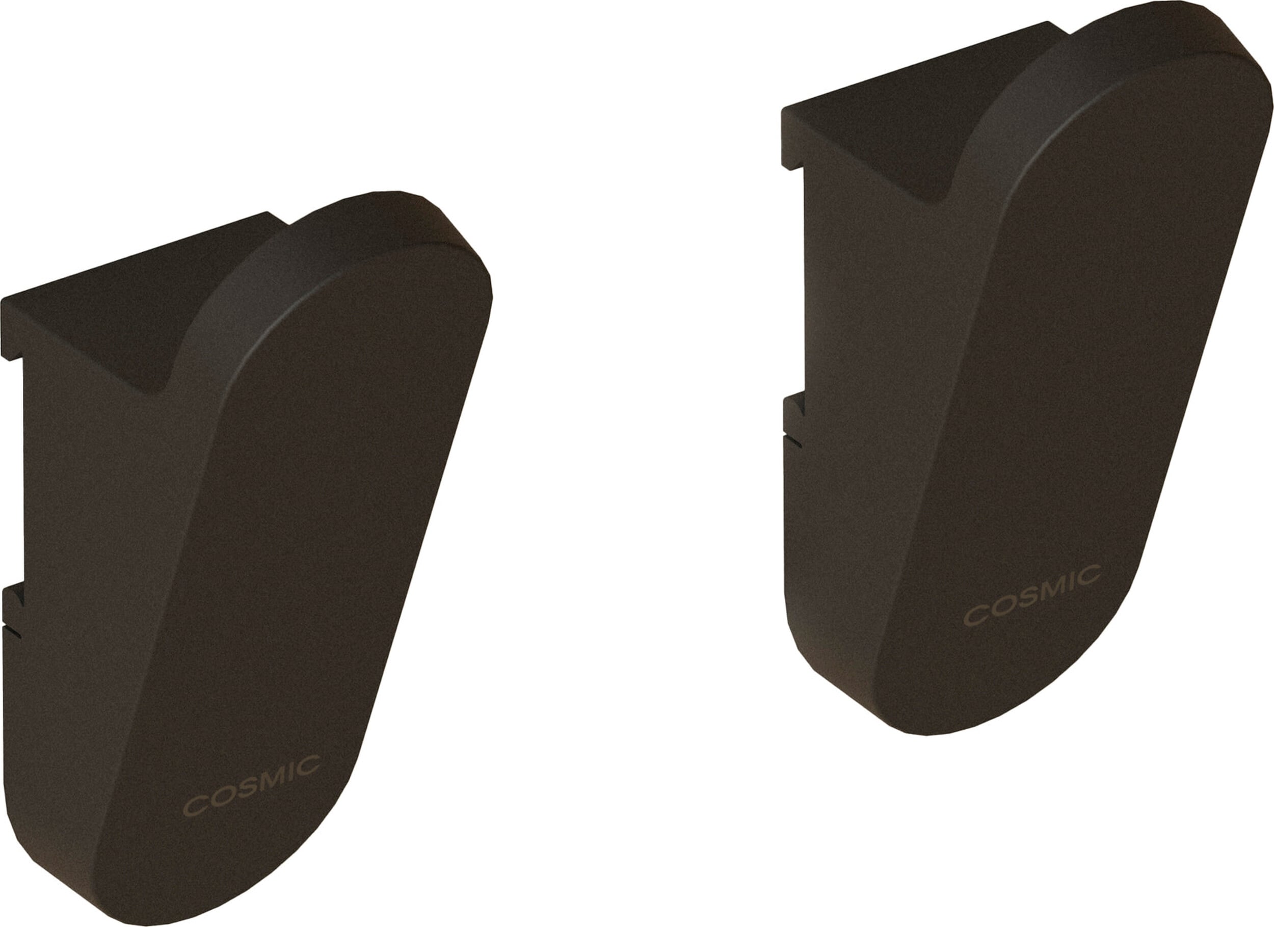 Alife Schienenhaken 9 cm, schwarz, 2 St.