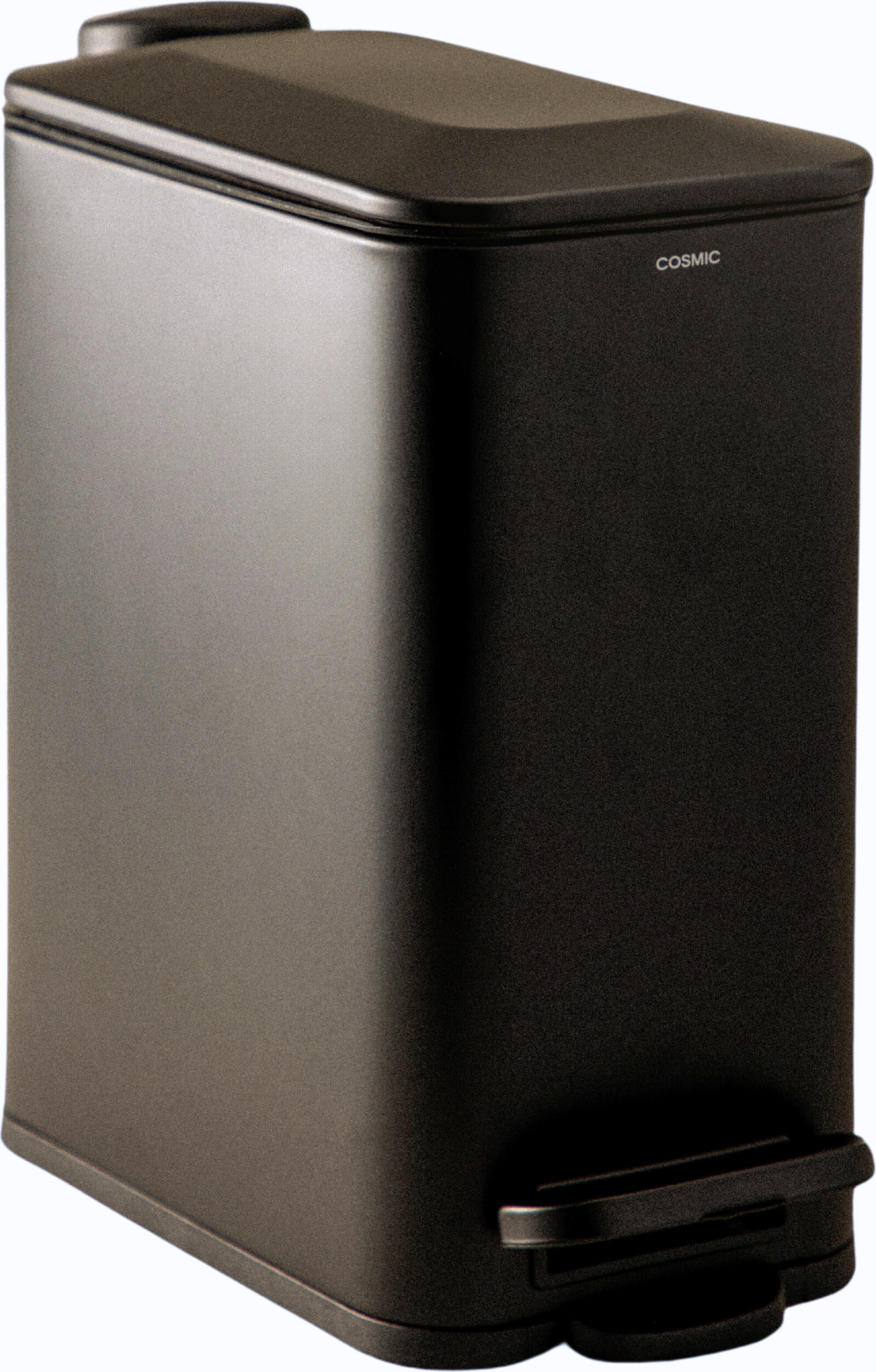 Essentials Treteimer rechteckig 5 l, schwarz