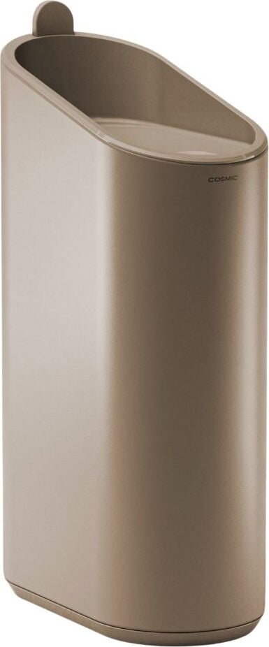 Flat Abfalleimer zur Wandmontage oder Bodenaufstellung 2,5 l, beige