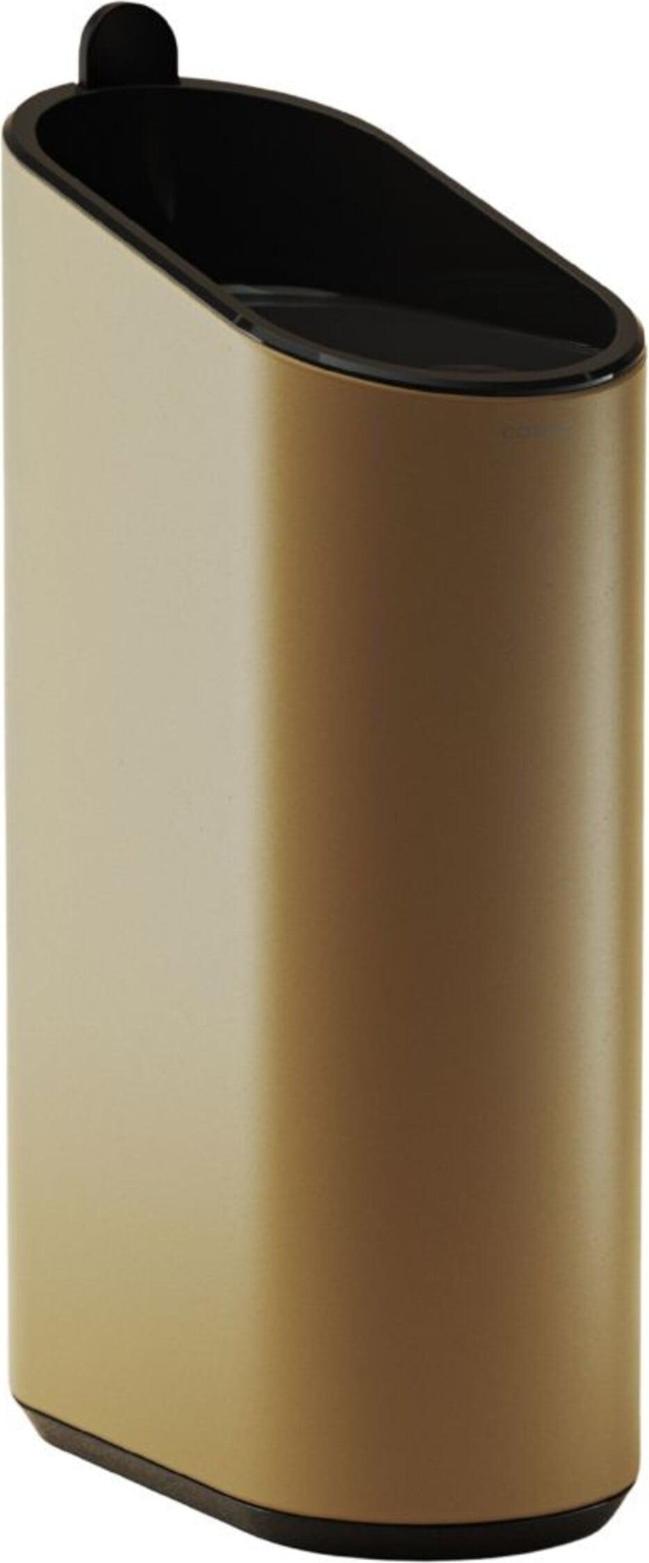 Flat Abfalleimer zur Wandmontage oder Bodenaufstellung 2,5 l, gold