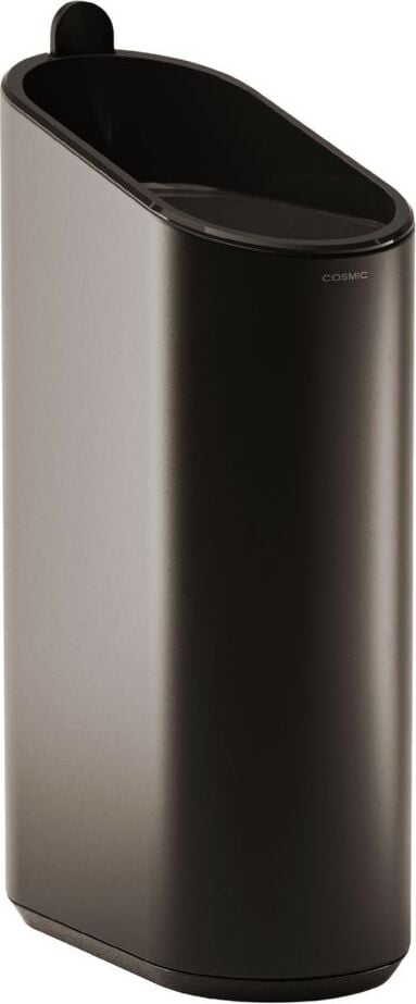 Flat Abfalleimer zur Wandmontage oder Bodenaufstellung 2,5 l, schwarz