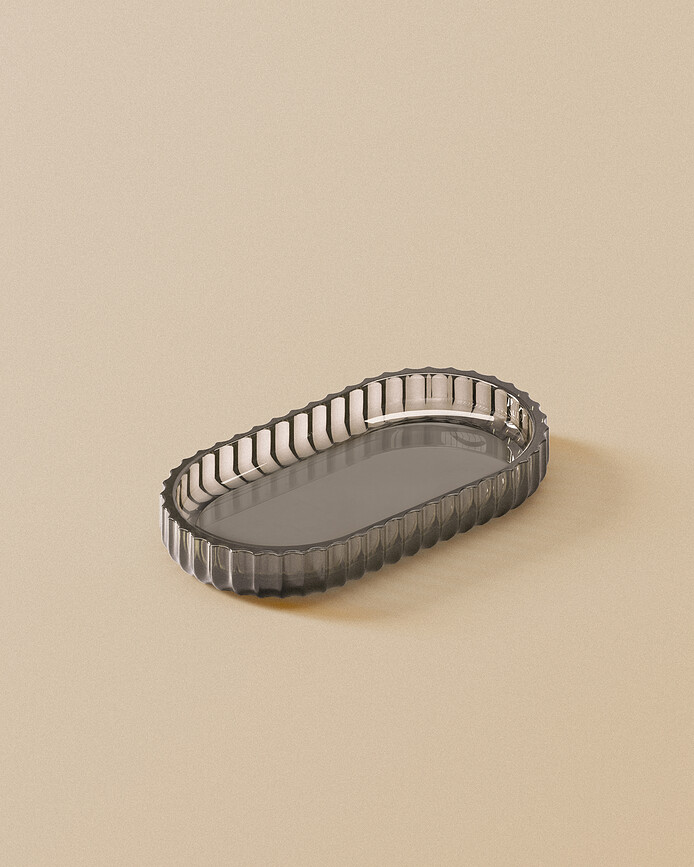 Lido Bathroom Tray 19 cm, olive green