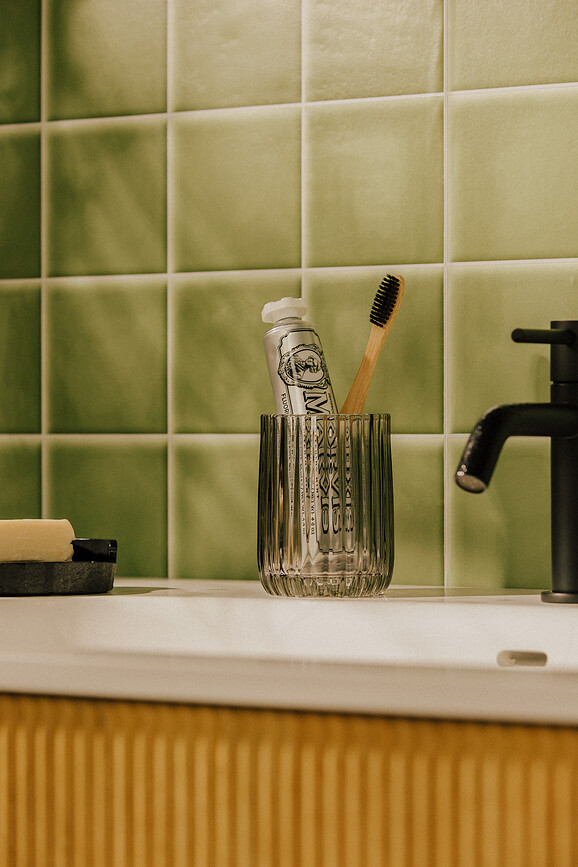 Lido Toothbrush Holder, olive green