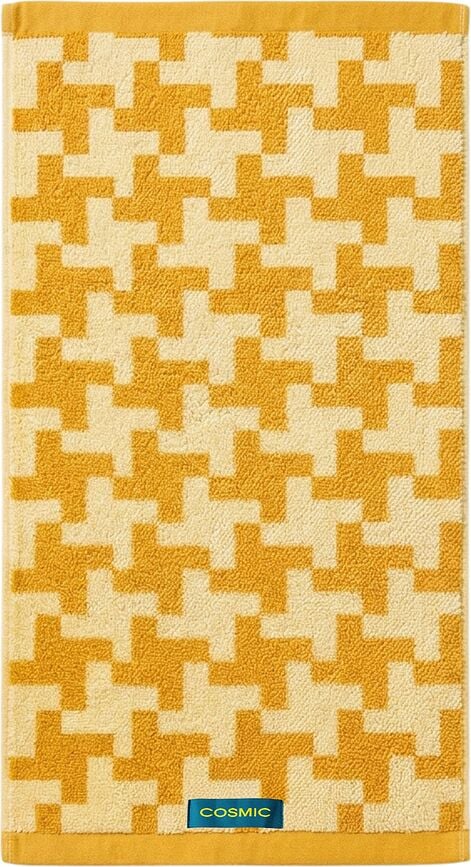 Ręcznik kąpielowy Textil 70 x 140 cm pomarańczowo-żółty